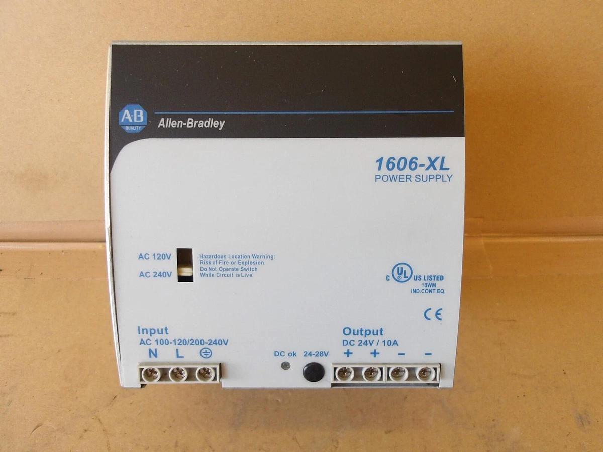 Used ALLEN BRADLEY 1606-XL240E POWER SUPPLY, #614114G USED