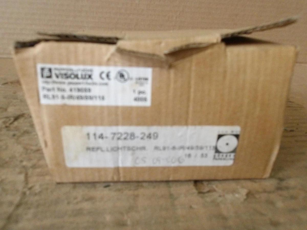 PEPPERL & FUCHS RL91-6-1R/49/59/115 VISOLUX LIGHT BEAM SWITCH, #811150G NIB