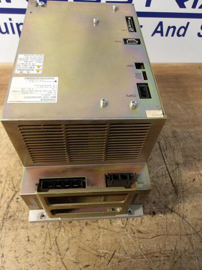 Used YASKAWA SGDR-SDB350A01BY22 SERVO PACK, #12171219G USED