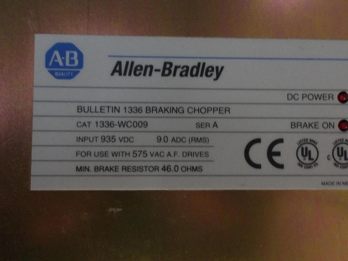 Used ALLEN BRADLEY 1336F CENTERLINE BUCKET W/ 5 HP DRIVE, #1029830G USED