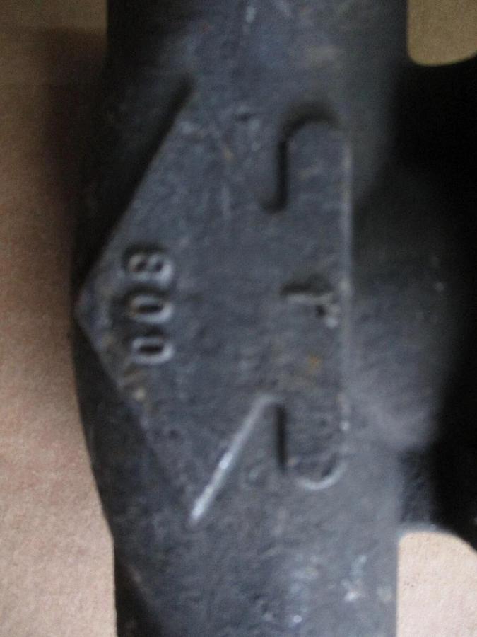 Used OMB 1" FORGED STEEL GATE VALVE (THREADED) #419755J NEW