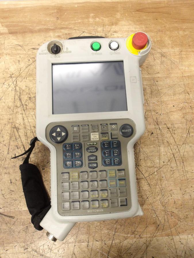 Used YASKAWA JZRCR-NPP01-1 ROBOT TEACH PENDANT, #120949G USED