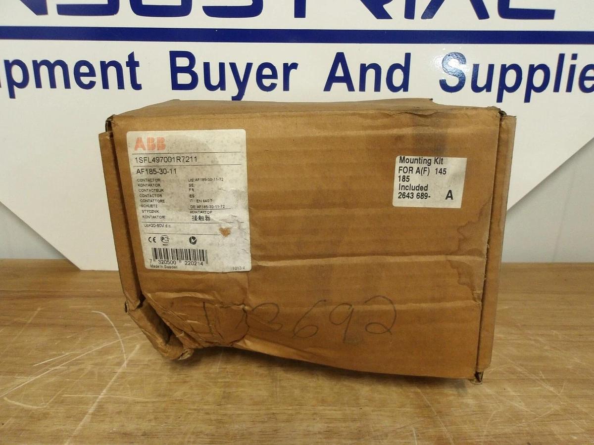 ABB AF185-30 CONTACTOR 1SFL4970O1R7211, #225319G NIB