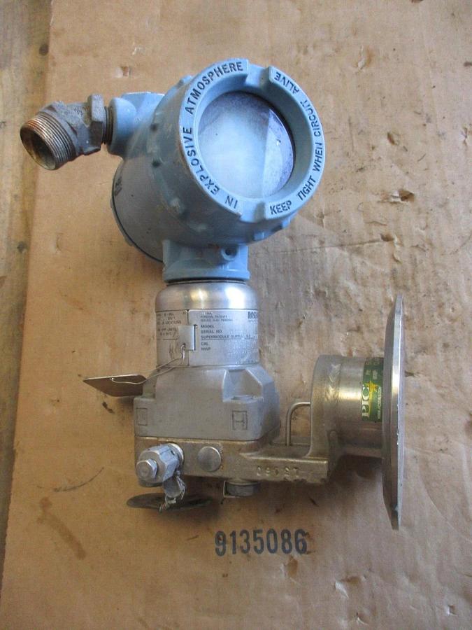 Used ROSEMOUNT 3051 PRESSURE TRANSMITTER, #971143J USED