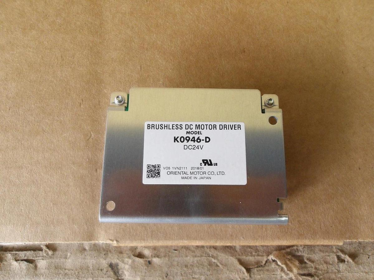 Used ORIENTAL MOTOR K0946-D BRUSHLESS DC MOTOR DRIVER, DC 24 V, #913945G NEW