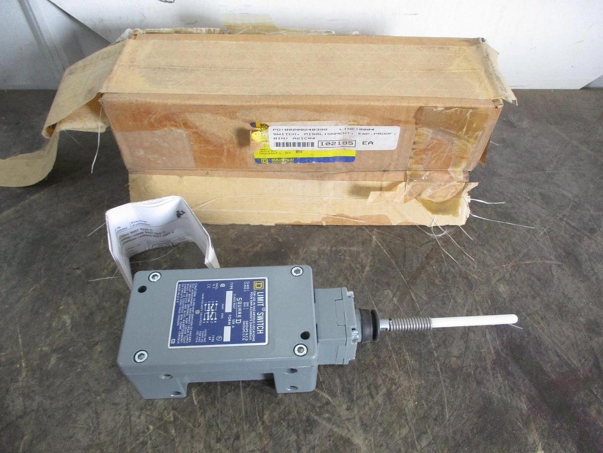 SQUARE D 9007CR61J LIMIT SWITCH, #33239J NIB