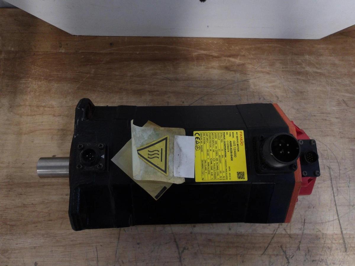 Used FANUC A06B-023B-B400 AC SERVO MOTOR, 3000 RPM, #6161251G NEW