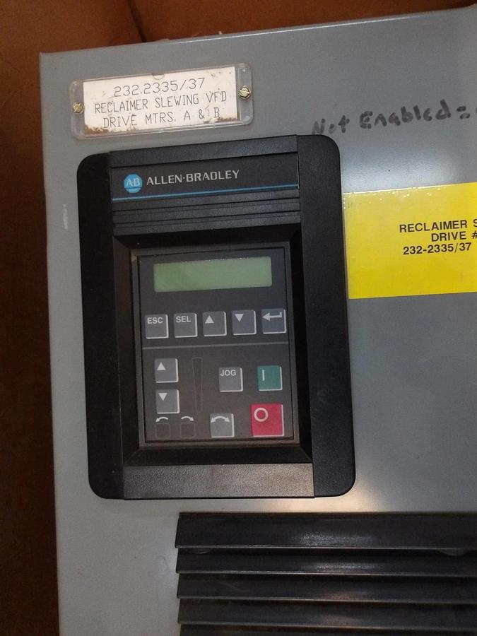 Used ALLEN BRADLEY 1336F CENTERLINE BUCKET W/ 20 HP DRIVE, #1031217G USED