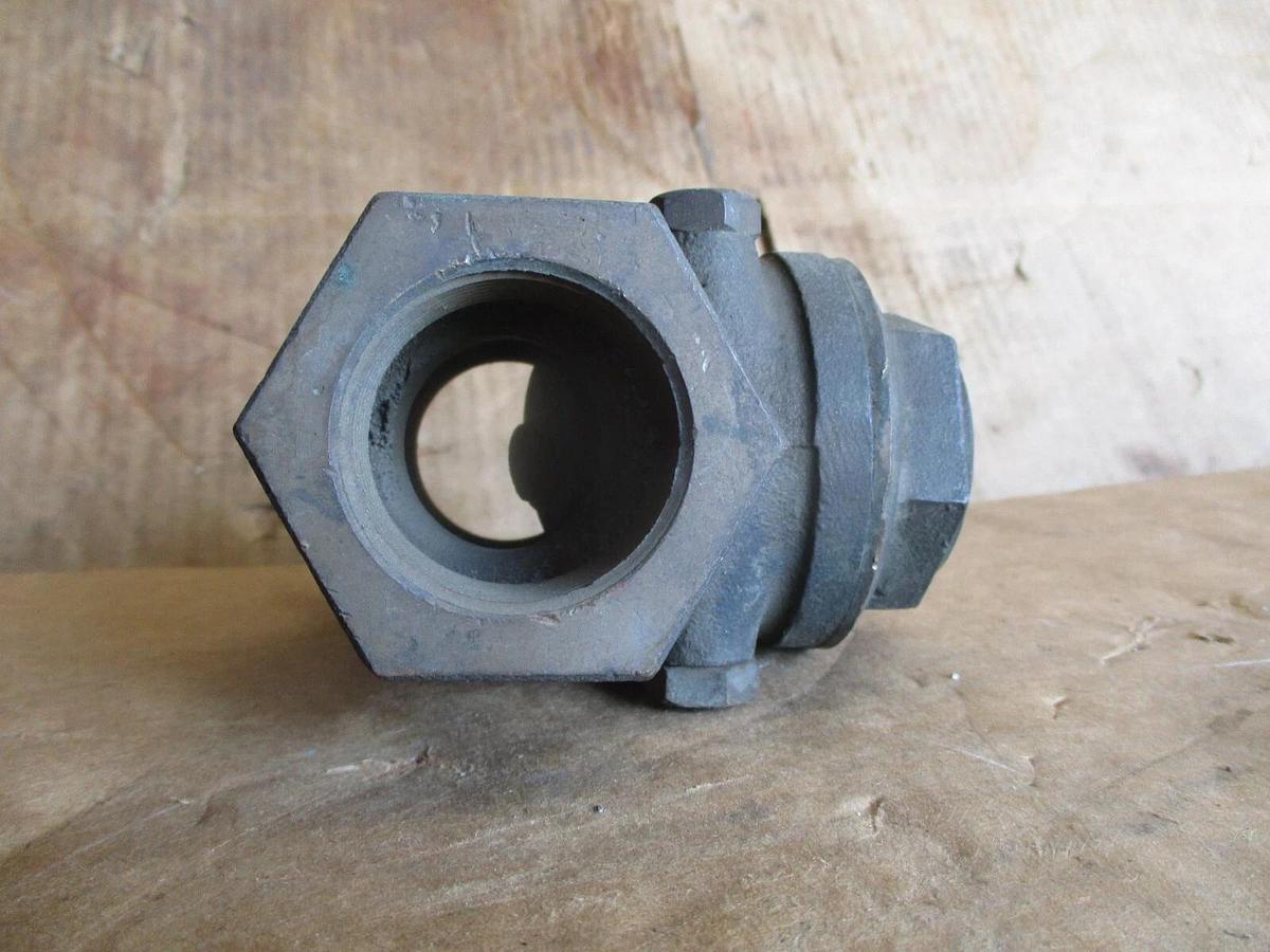 Used WALWORTH 1-1/4" BRONZE CHECK VALVE, #917336J NEW