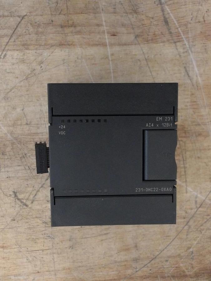 Used SIEMENS IP6ES7-231-OHC22-OXAO INPUT ANALOG MODULE, #521121G NEW