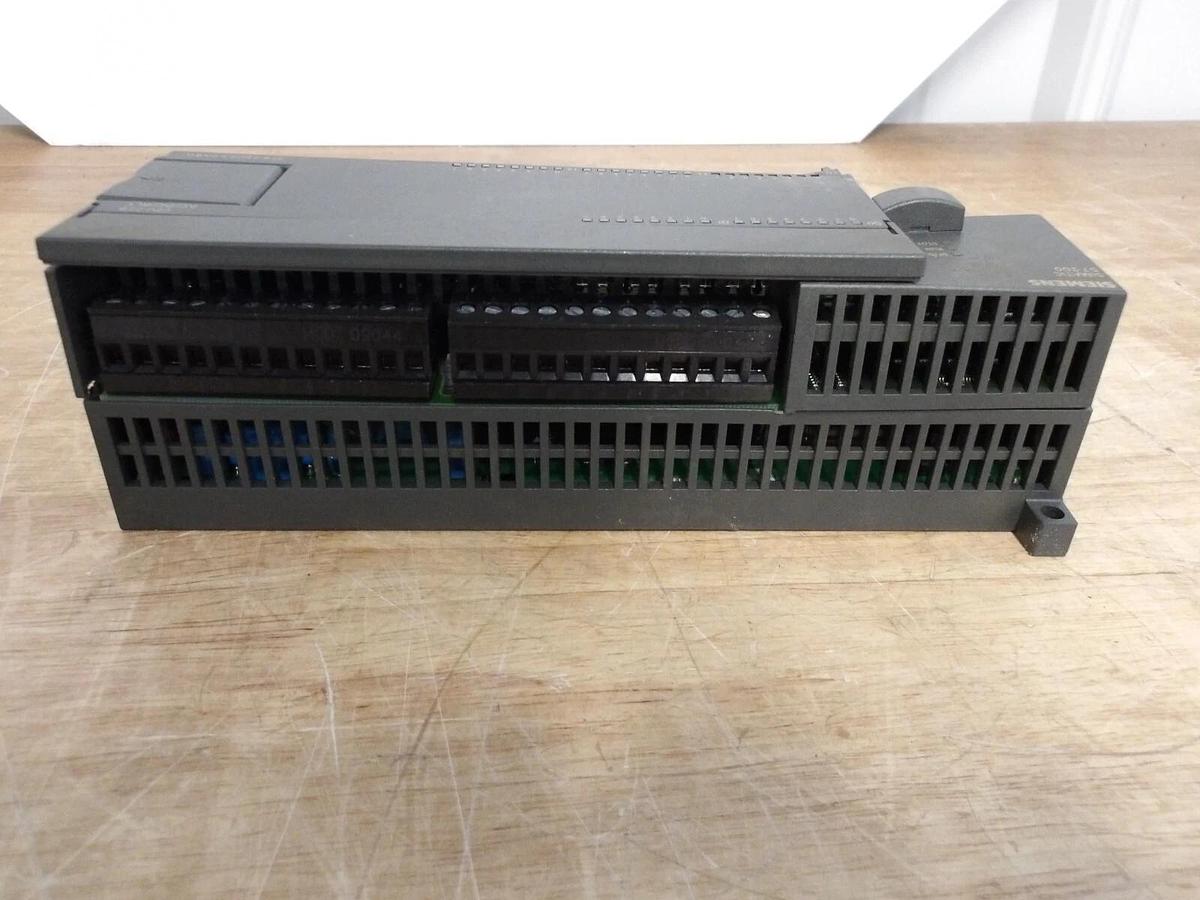 Used SIEMENS SIMATIC 6ES7 216-2BD23-0XB0 CPU COMPACT MODULE, #3121104G PARTS ONLY