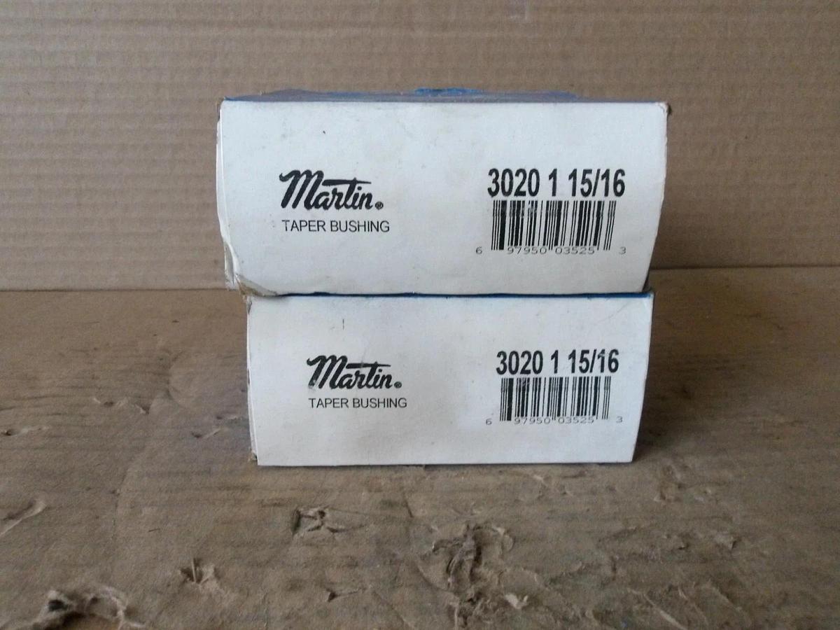 MARTIN 3020 TAPER BUSHING (LOT OF 2) #861210G NIB