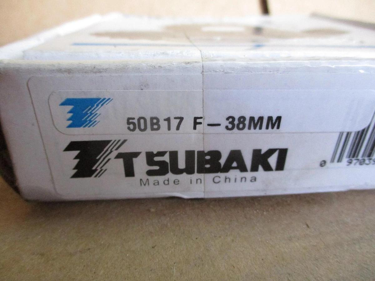 TSUBAKI 50B17F-38MM ROLLER CHAIN SPROCKET (LOT OF 3), #416747J NIB