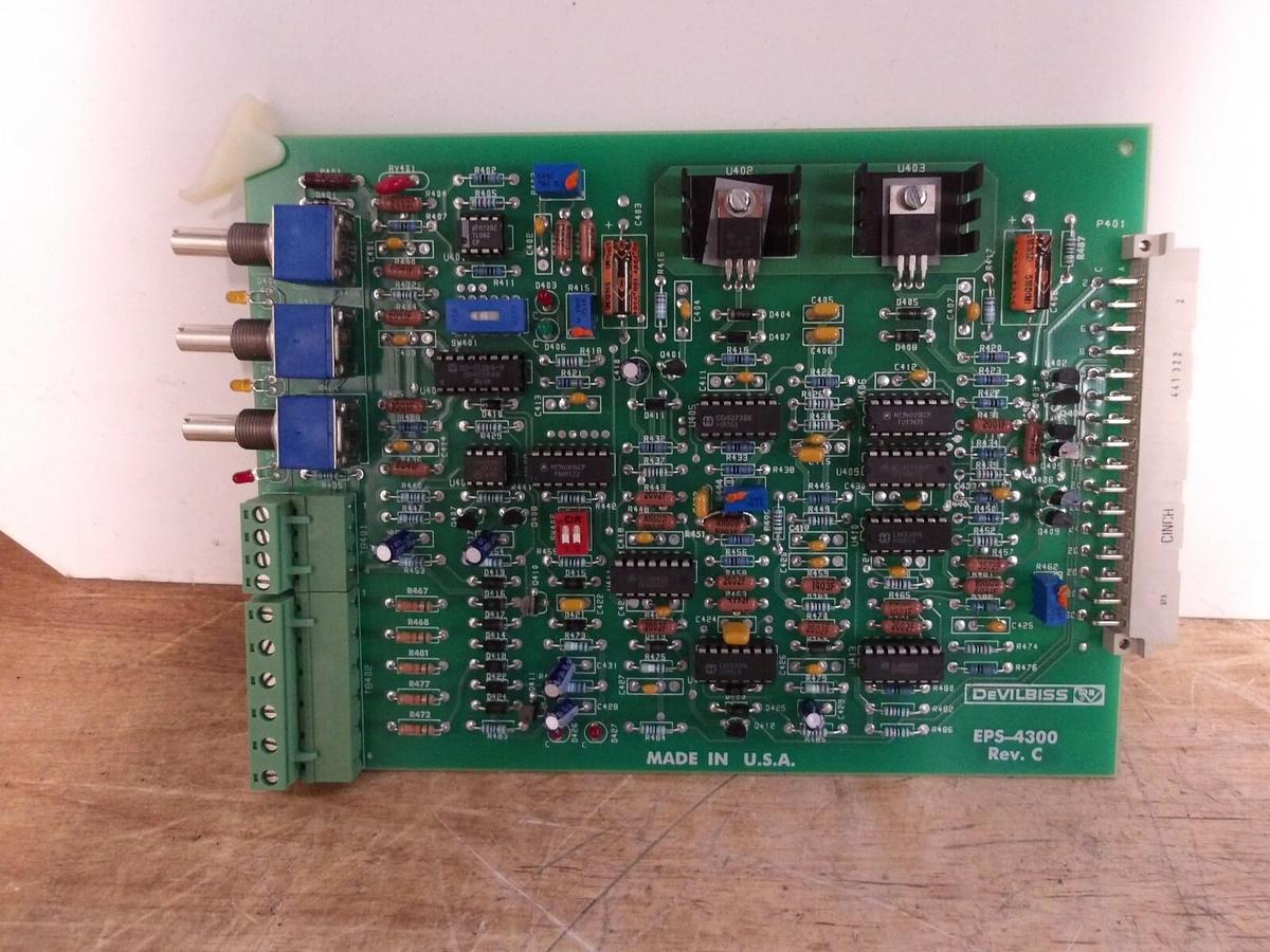 Used DEVILBISS EPS-4300 CIRCUIT BOARD, #5201020G NEW