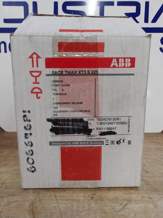 ABB SACE T3S225 60 AMP SWITCH, #641153G NIB