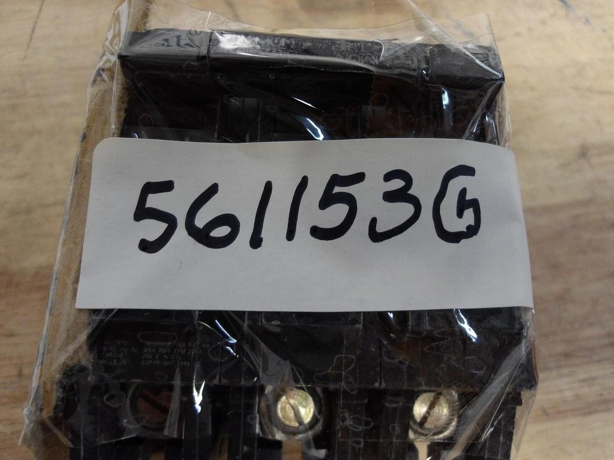 Used GE 50 AMP BREAKER THHQB32050, 240 V, 3 P, #561153G NEW