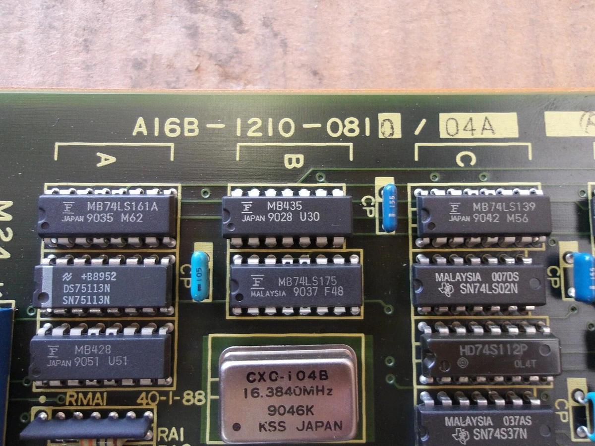 Used FANUC PMC-M CIRCUIT BOARD A16B-1210-0810/04A, #11111044G USED