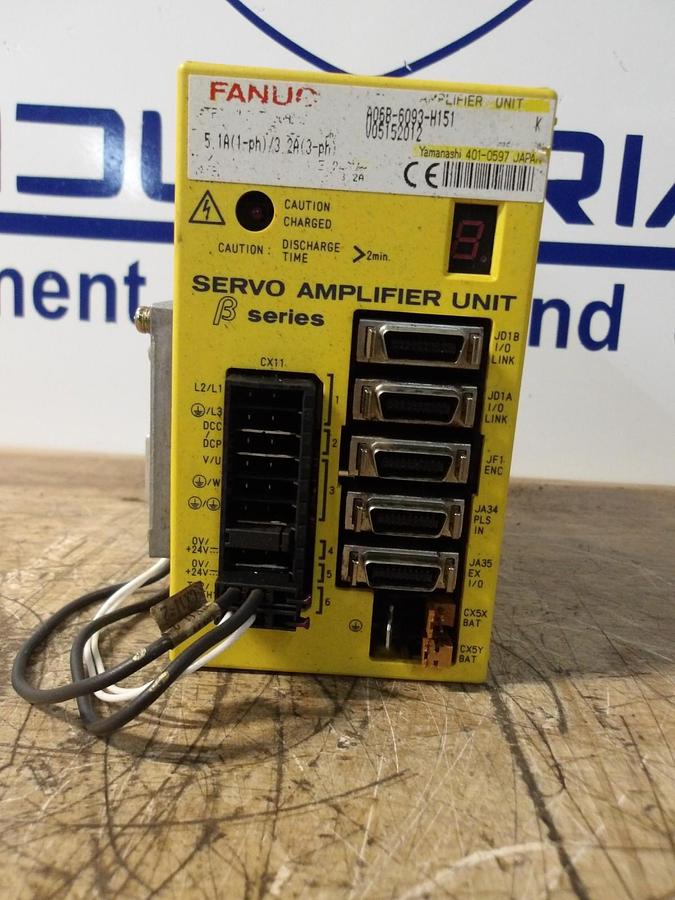 Used FANUC A06B-6093-H151 SERVO AMPLIFIER UNIT, #1217226G USED
