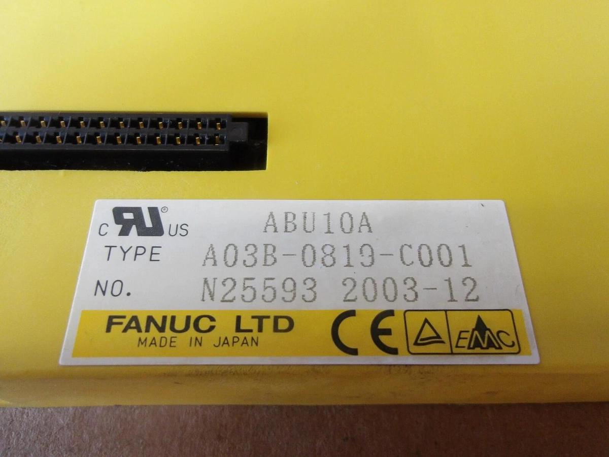 Used FANUC ABU10A BACKPLANES (LOT OF 2) #78920G USED