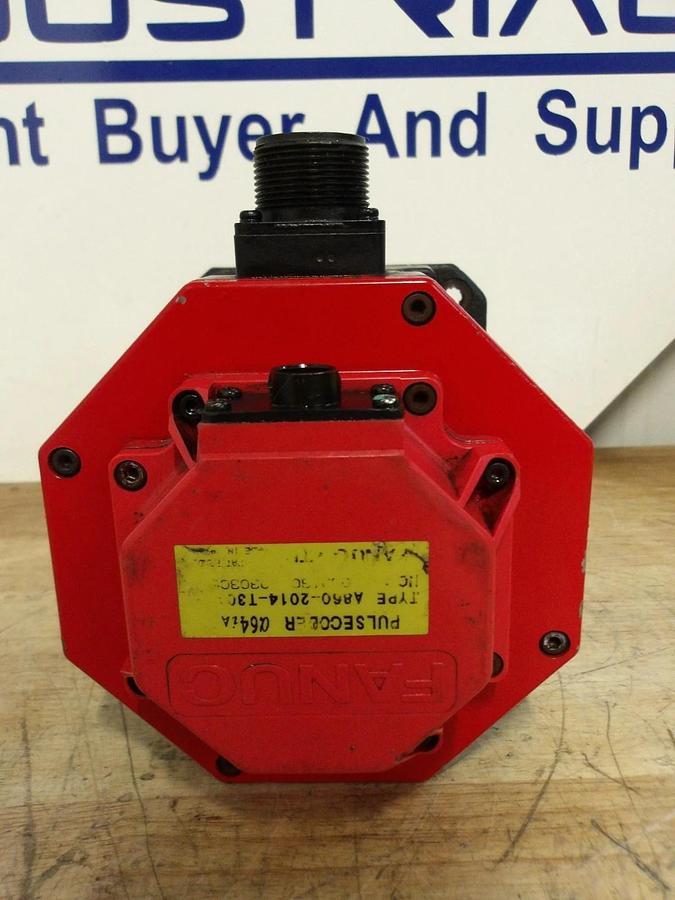 Used FANUC A06B-0235-B605 AC SERVO MOTOR, 4000 RPM, #6171016G REMANUFACTURED