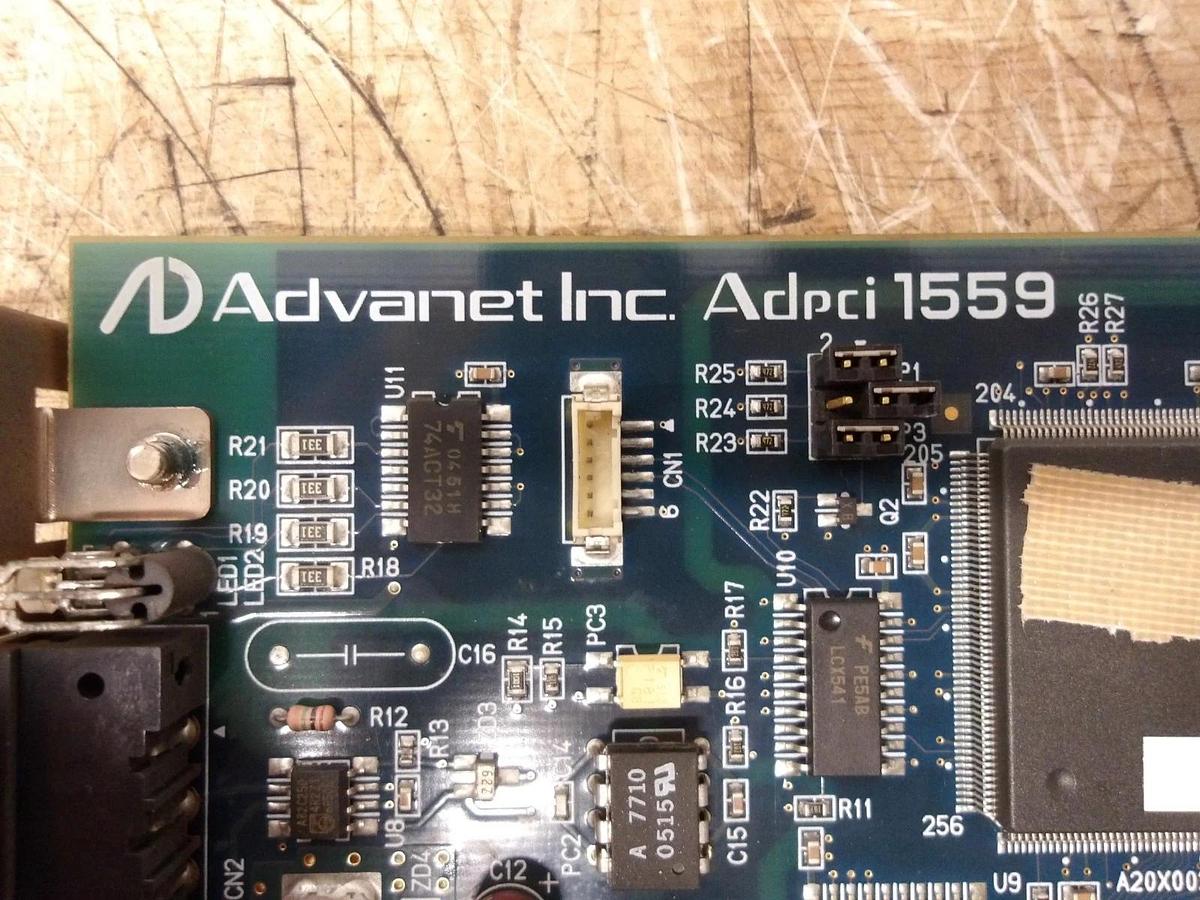 Used ADVANET ADPCI 1559 DEVICENET OPTION BOARD, #12191015G USED