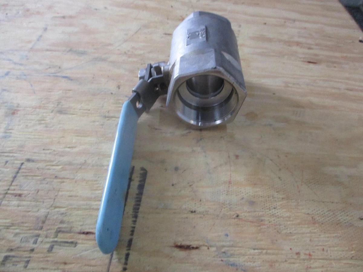 Used MILWAUKEE 2" STAINLESS BALL VALVE, #117247J NEW
