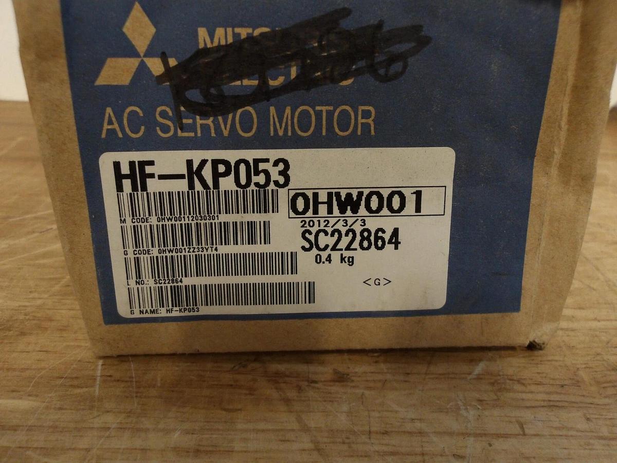 MITSUBISHI HF-KP053 AC SERVO MOTOR, #312216G NIB