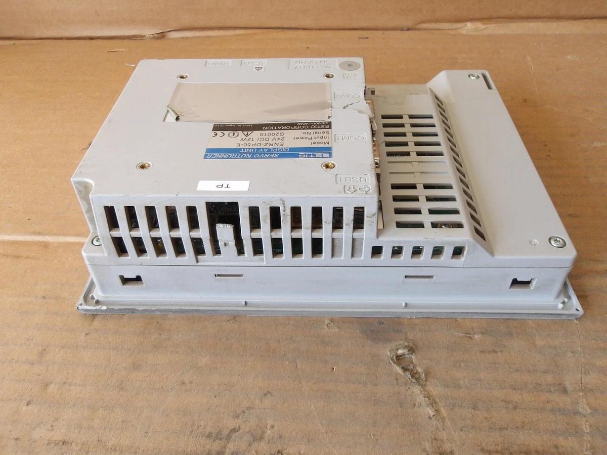 Used ESTIC ENRZ-DP50-E SERVO NUTRUNNER DISPLAY UNIT 24 V, #11121038G USED