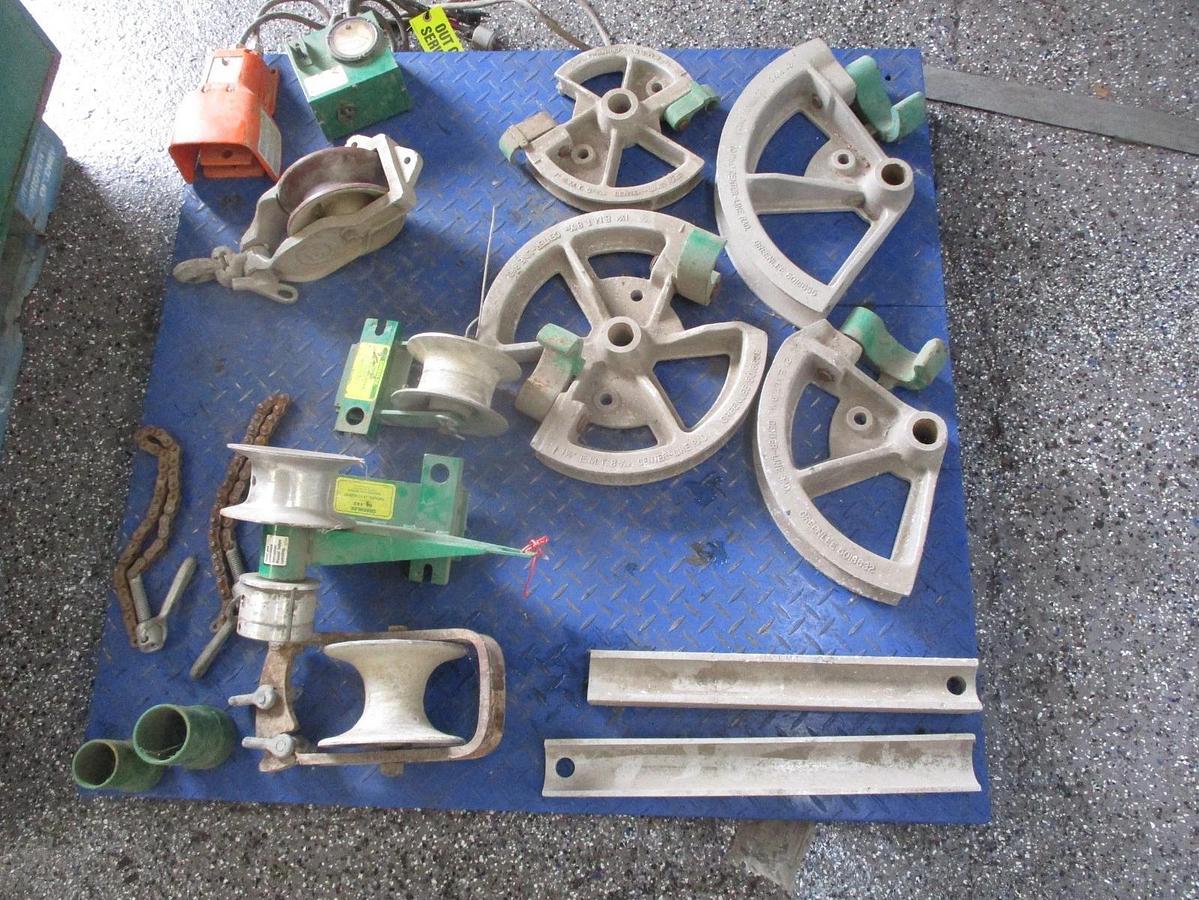 Used GREENLEE (2) BOXS W/ ASSORTED PARTS, #310153J USED