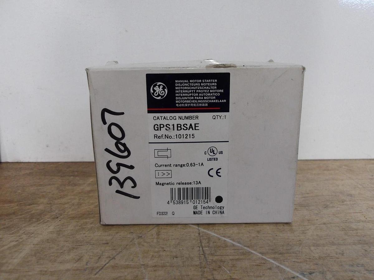 GE GPS1BSAE MANUAL MOTOR STARTER, #520931G NIB