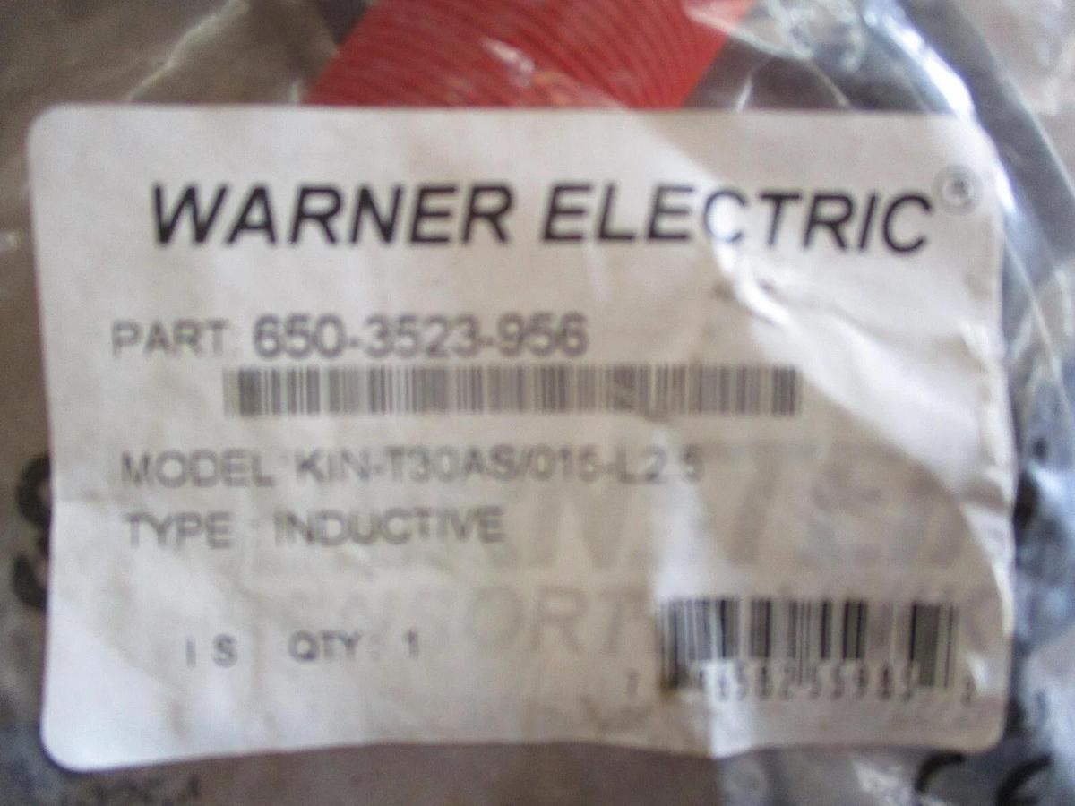 Used WARNER ELECTRIC 650-3523-956 INDUCTIVE CABLE, #681037J NEW