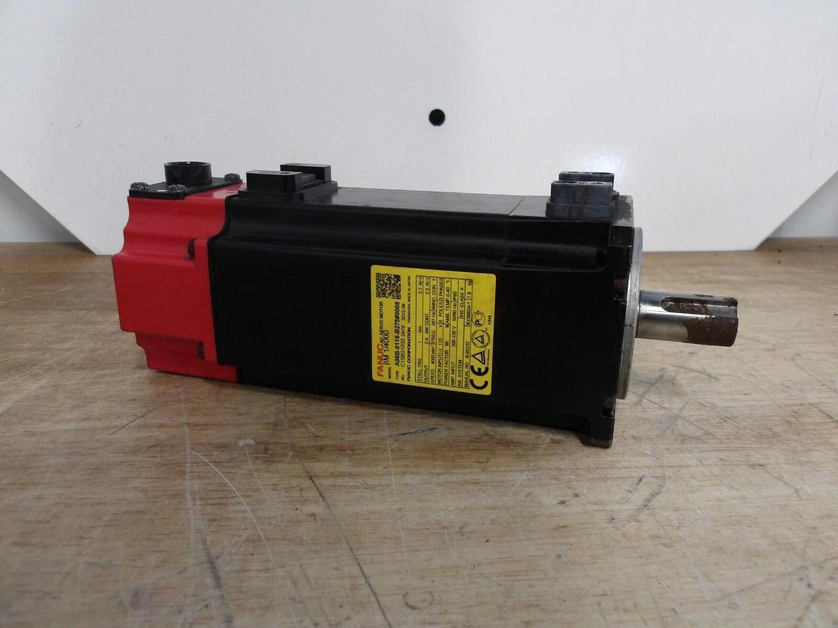 Used FANUC BM-1/4000 SERVO MOTOR A06B-0116-B275 0008, #56215G USED