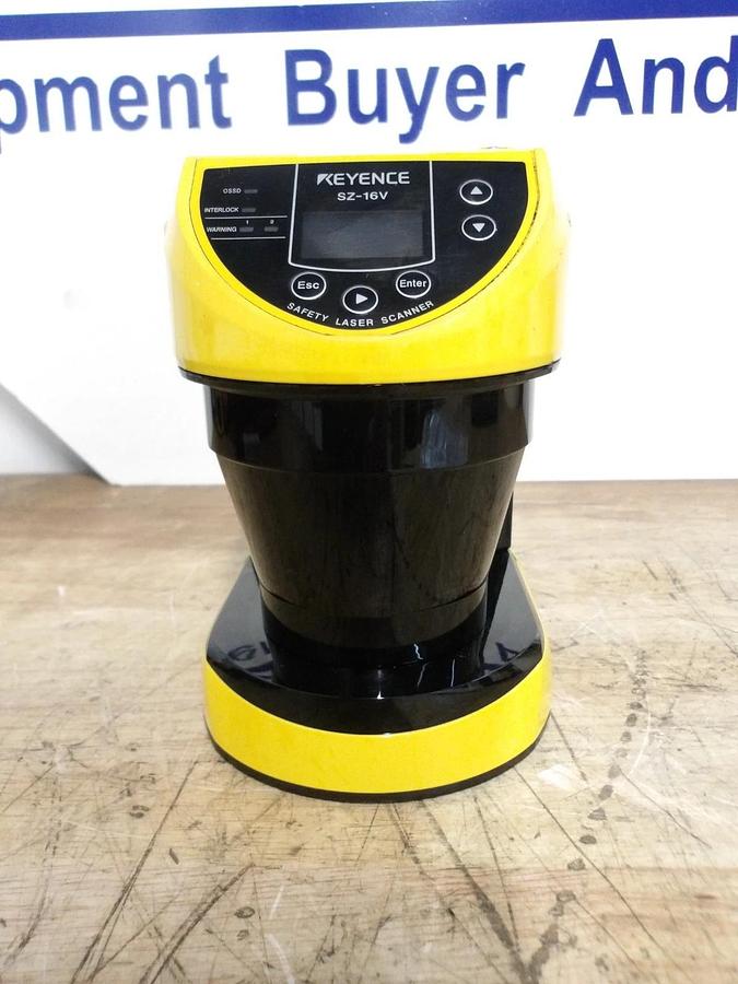Used KEYENCE SV-16V LASER SCANNER, 24 V, #714250G PARTS ONLY