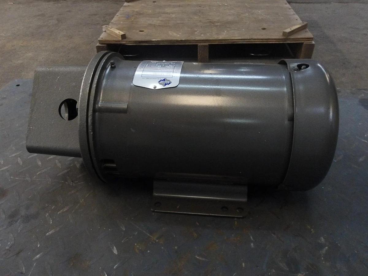 Used GUSMER BALDOR 5 HP MOTOR, FR 184YZ, 1425 RPM, 220-230-440 V, #725853G NEW