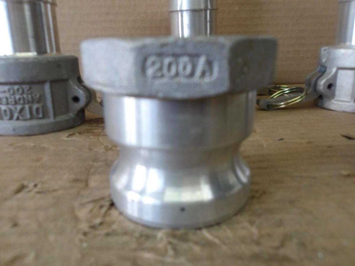Used DIXON ANDREWS 2" HOSE COUPLER (LOT OF 4), #821208G NEW