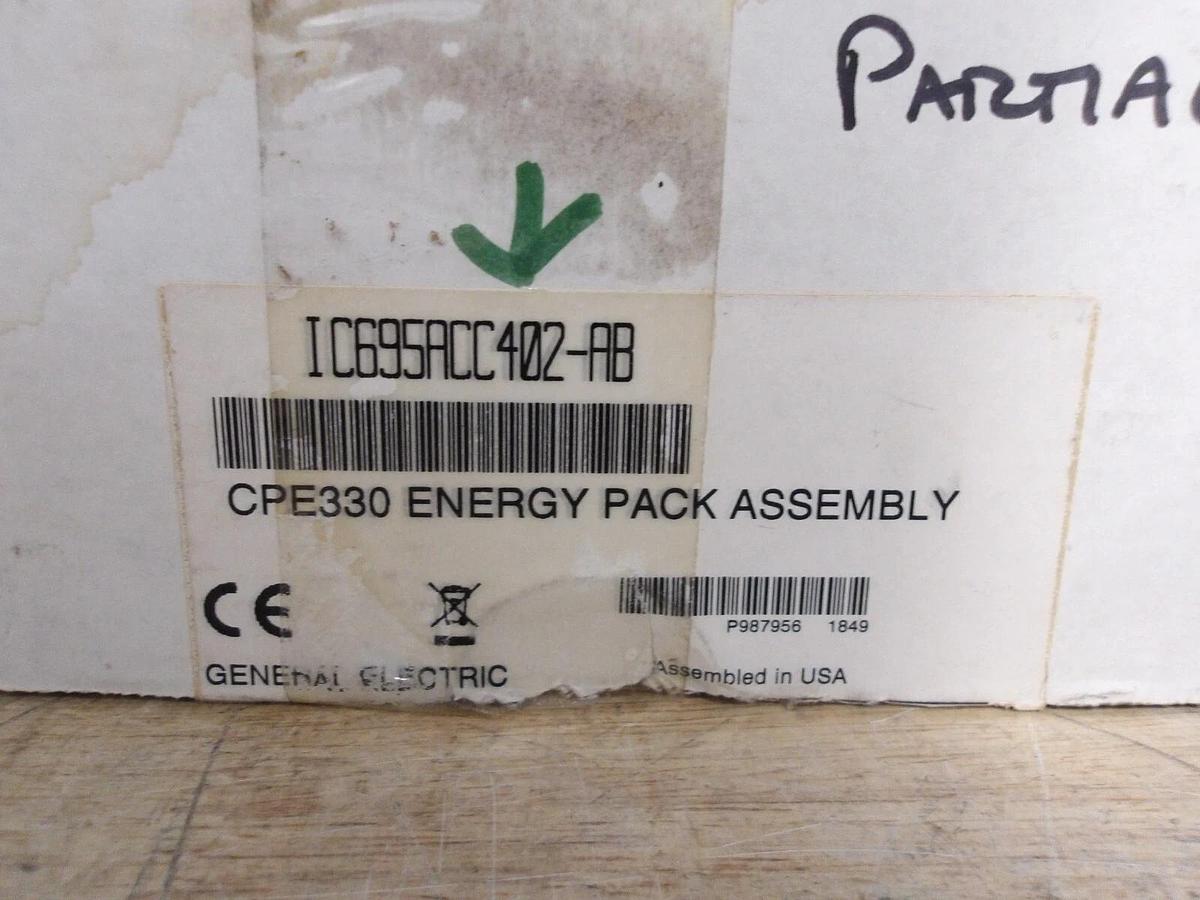 Used GE RX3I ENERGY PACK UNIT 1C695ACC402-AB (NO CABLE) #56824G NIB