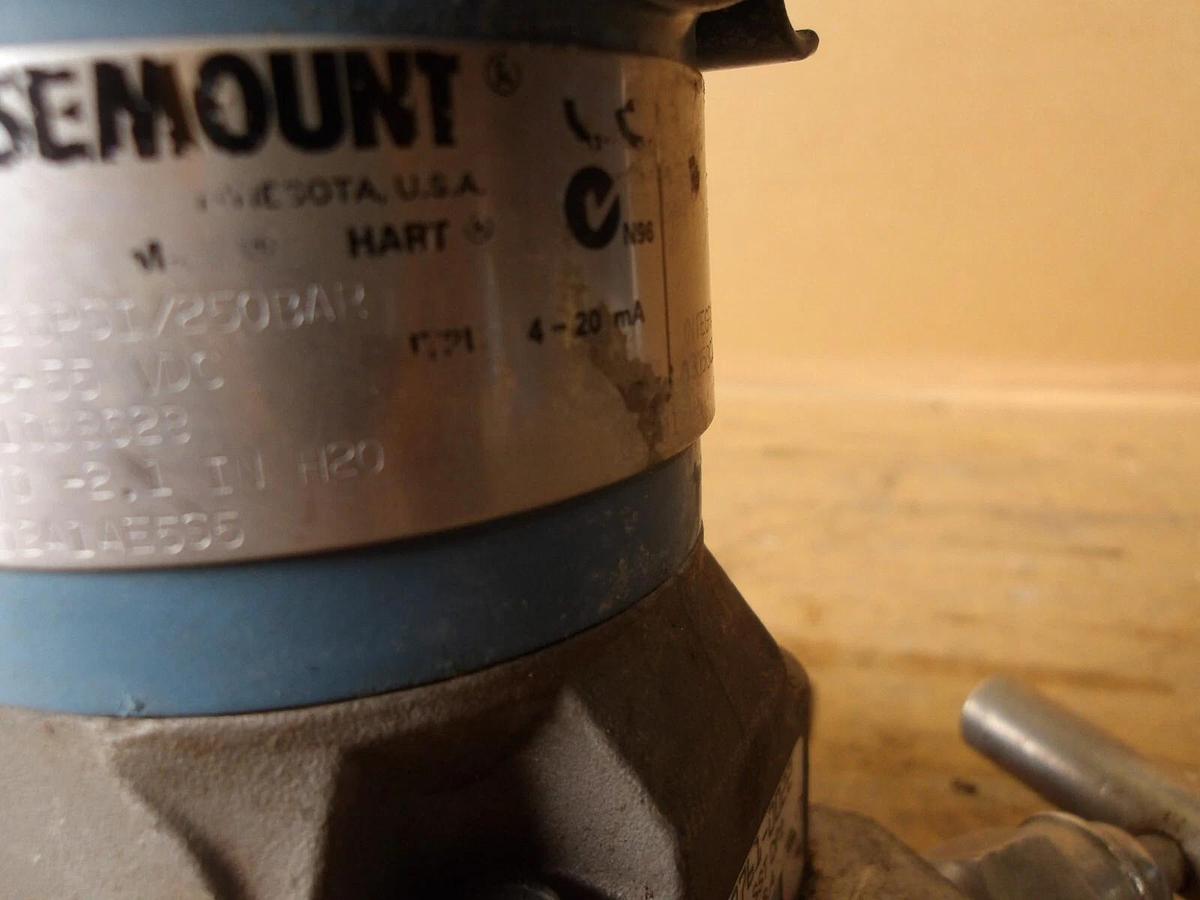 Used ROSEMOUNT 3051 PRESSURE TRANSMITTER, #626210G USED
