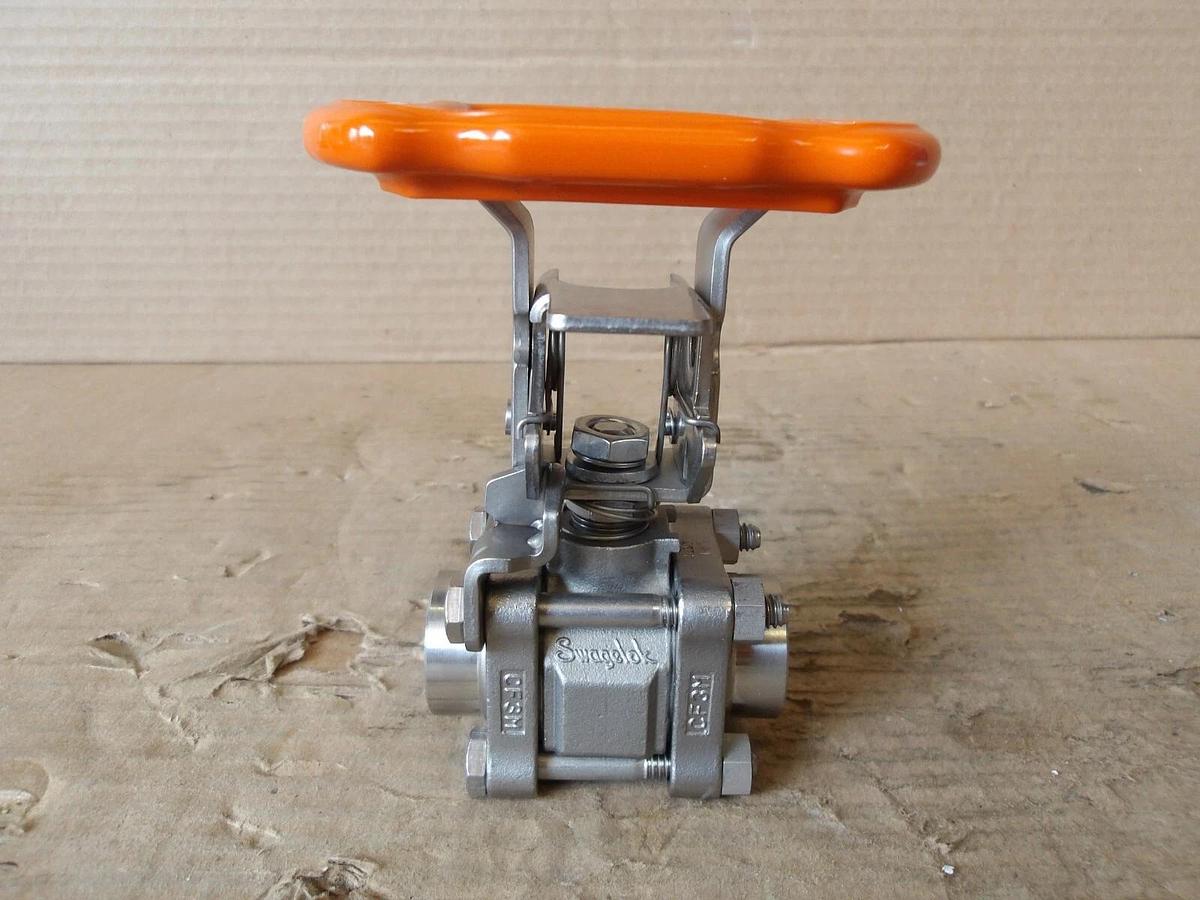 Used SWAGELOK S/S BALL VALVE, #8131054G NEW