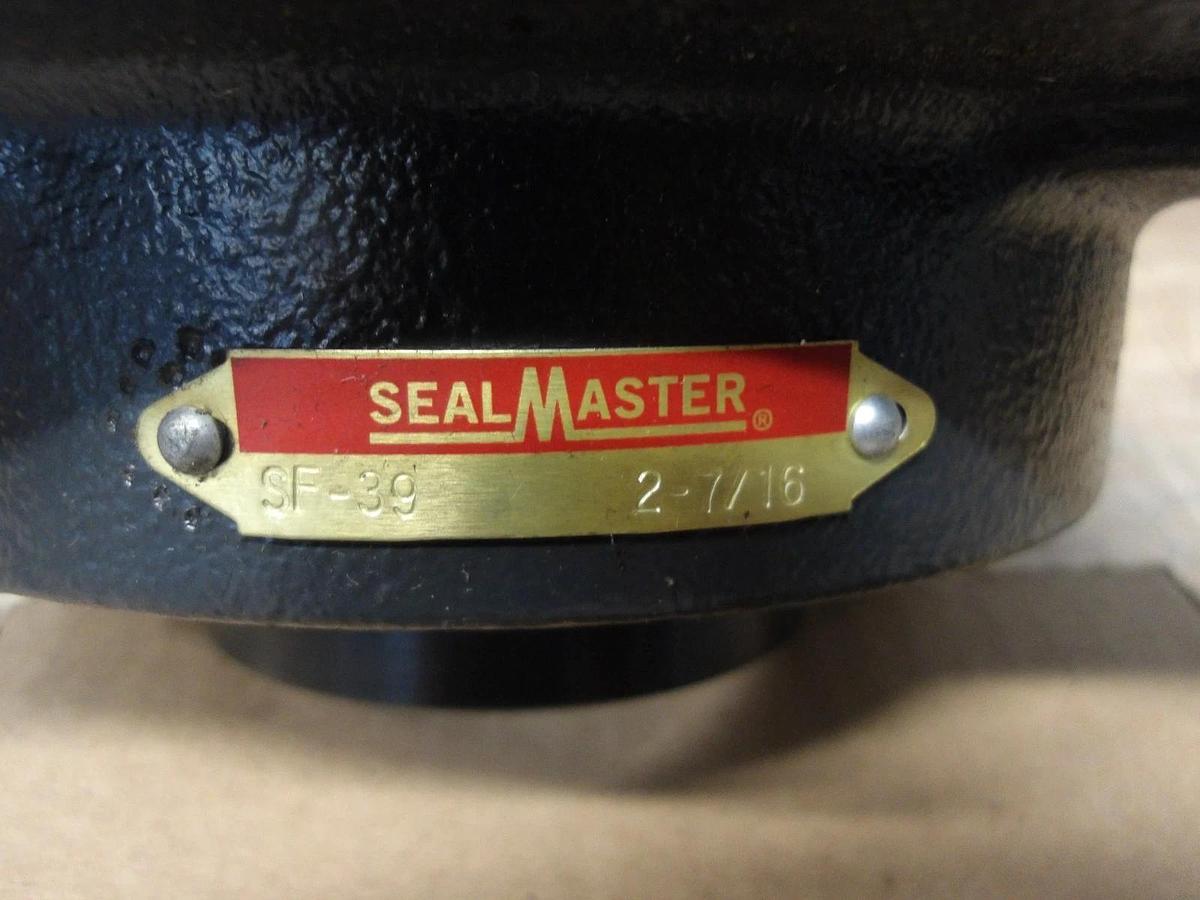 SEAL MASTER SF-39 FLANGED MOUNTED BEARING 2-7/16" BORE, #729957G NIB