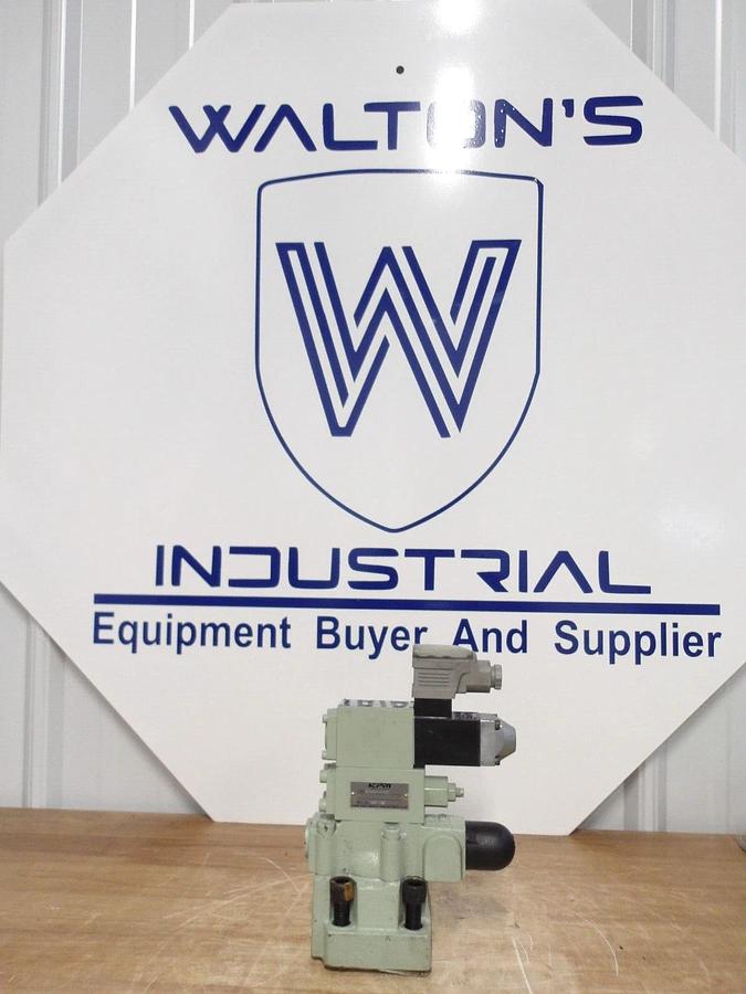 Used KAWASAKI RBE10P-10-B27315X-WA100CL-S HYDRAULIC SOLENOID VALVE, #361055G NEW