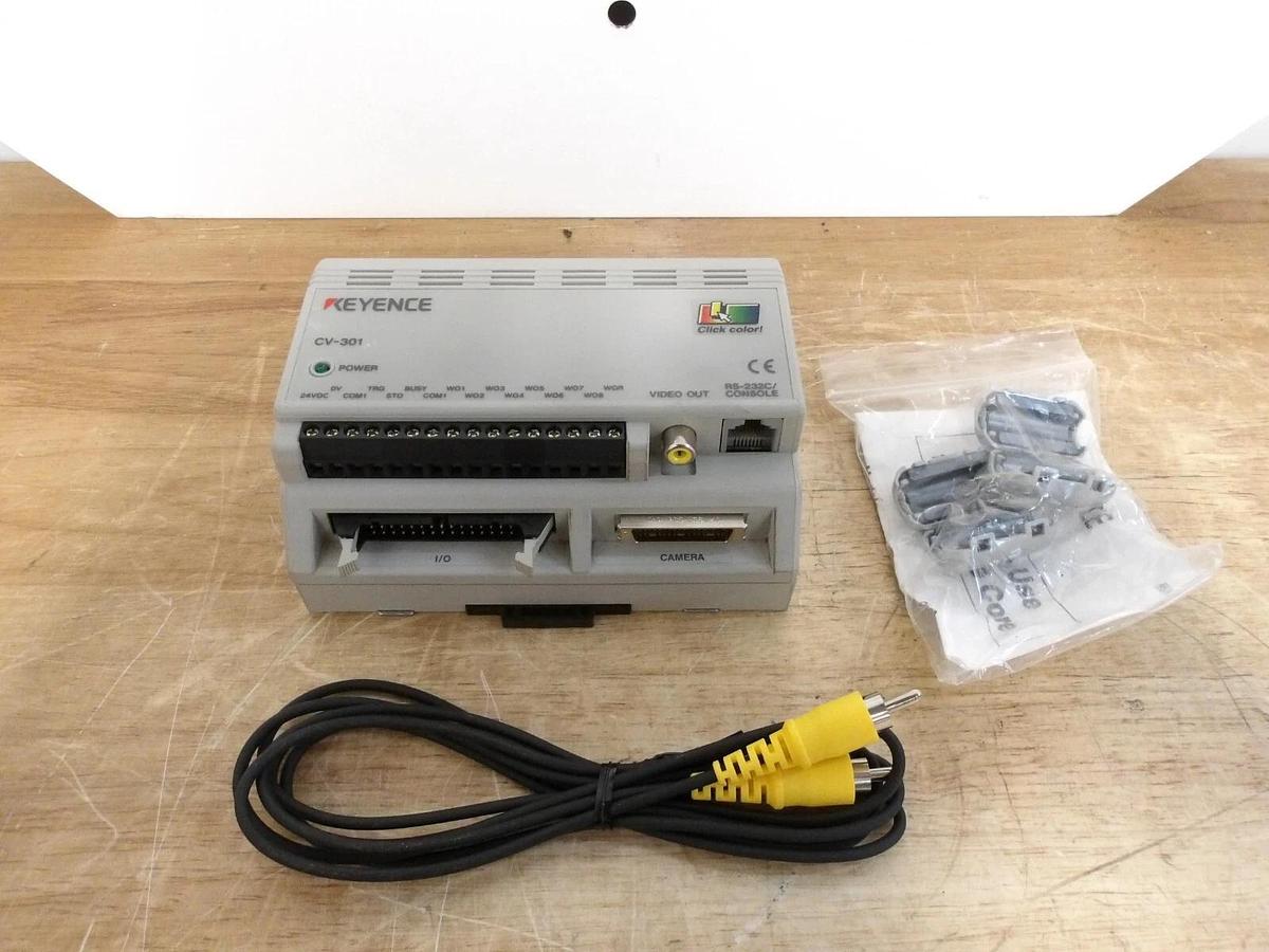 Used KEYENCE CV-301 CONTROL UNIT, #3131113G NEW