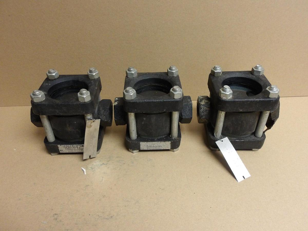 Used FISCHER PORTER 1/2" FLOW INDICATOR 820B002U28 (LOT OF 3) #4151000G NEW
