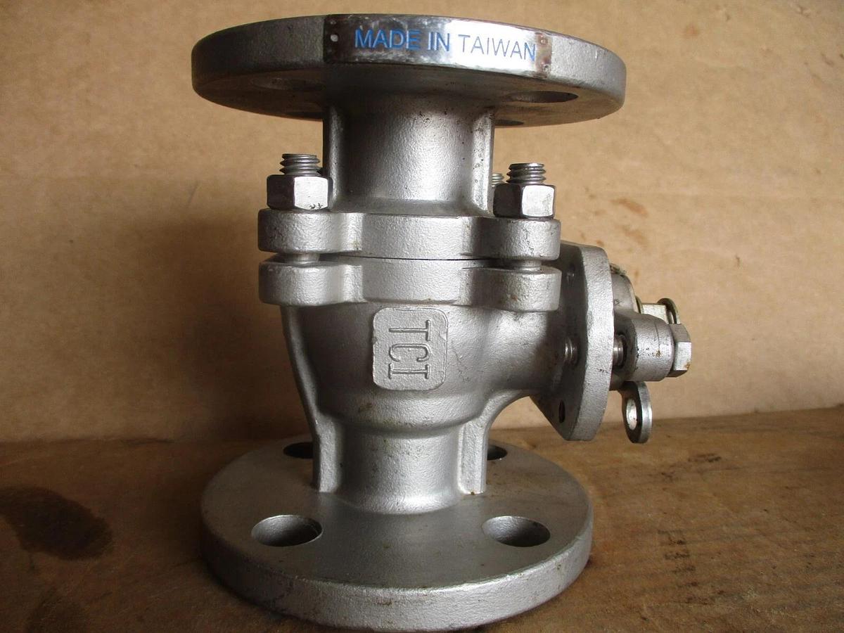 Used TCI 1" STAINLESS BALL VALVE, #410333J NEW