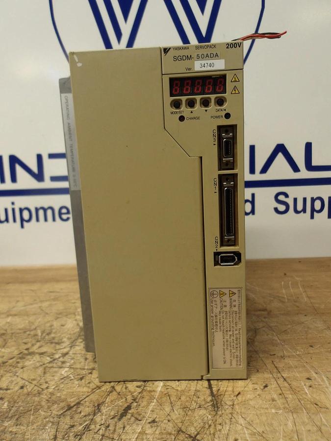 Used YASKAWA SGDM-50ADA SERVO PACK, #1230840G USED