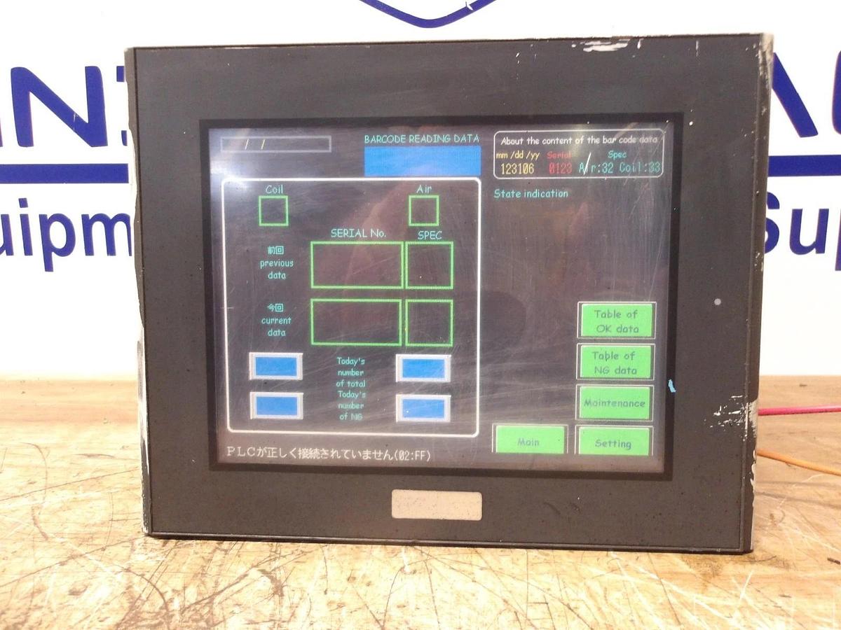 Used PROFACE 2980025-GLC2400-TC41-24V TOUCHSCREEN DISPLAY UNIT, #1222900G USED