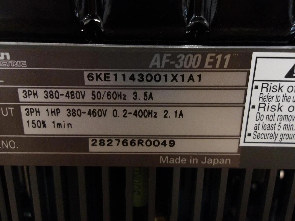 GE FUJI ELECTRIC AF-300 E11 DRIVE, 1 HP, 380-480 V, #4211040G NIB