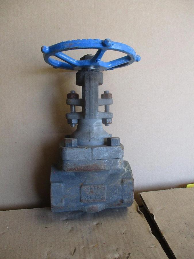 Used VELAN 2" IRON BUTT-WELD GATE VALVE, #67204J NEW (WEATHERED)