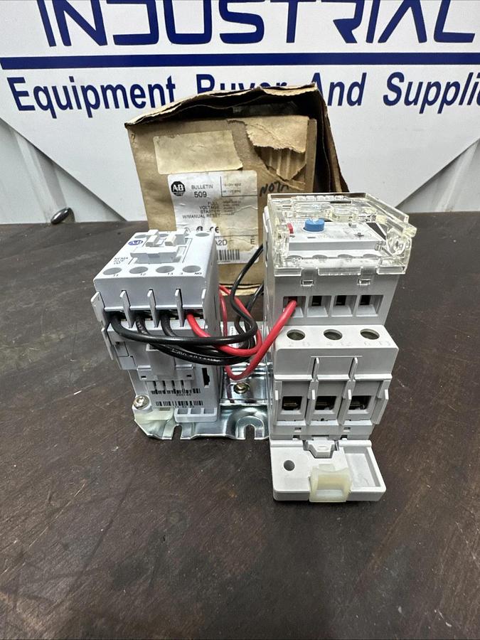 Allen Bradley Full Voltage Starter Nema Size 00 #2201248P Cat#509-TOD-A2D