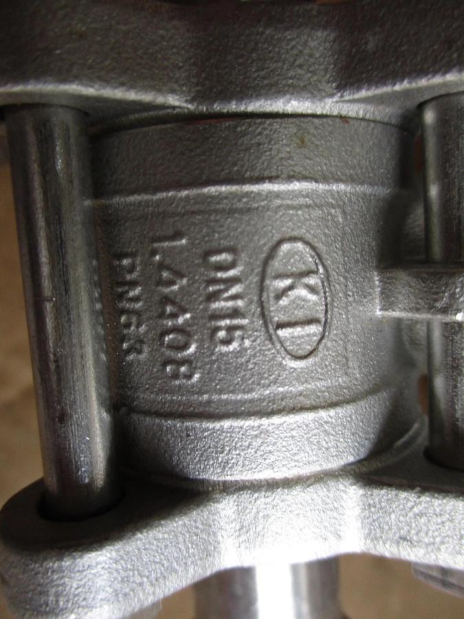 Used KI 1" STAINLESS CONTROL BALL VALVE, #410426J USED