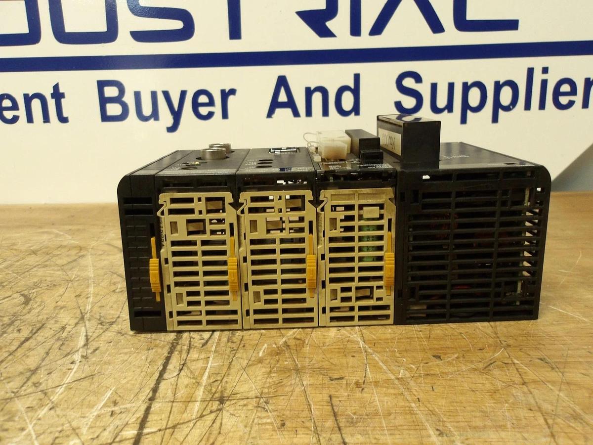 Used OMRON RACK W/ CARDS AND POWER SUPPLY CJ1W-PD025, #12301108G USED